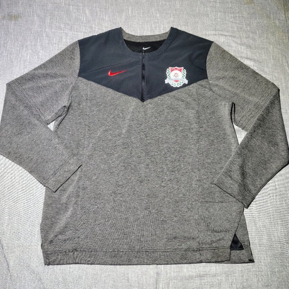 Ohio State Nike Pullover‎ Sweatshirt Size Large 1/4 Zip Stretch Wolstein Soccer